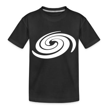 Spirale dans toutes les couleurs de Vector - T-shirt bio Premium Enfant - noir - Devant