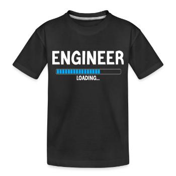 Engineer Geschenk-Ingenieur Personalisierter Humor - Kinder Premium Bio T-Shirt - Schwarz - Vorne