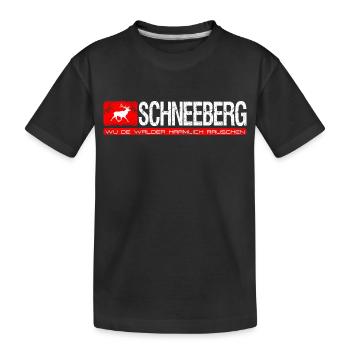 Schneeberg Wu de walder haamlich rauschen - T-shirt bio Premium Enfant - noir - Devant