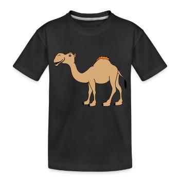 Chameau - T-shirt bio Premium Enfant - noir - Devant