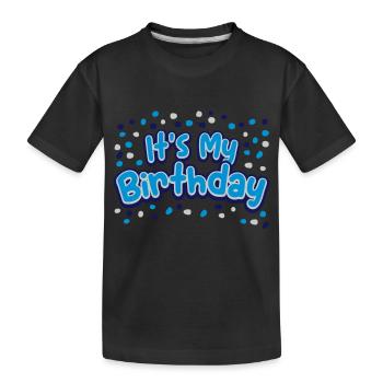 Confettis C’est mon - T-shirt bio Premium Enfant - noir - Devant