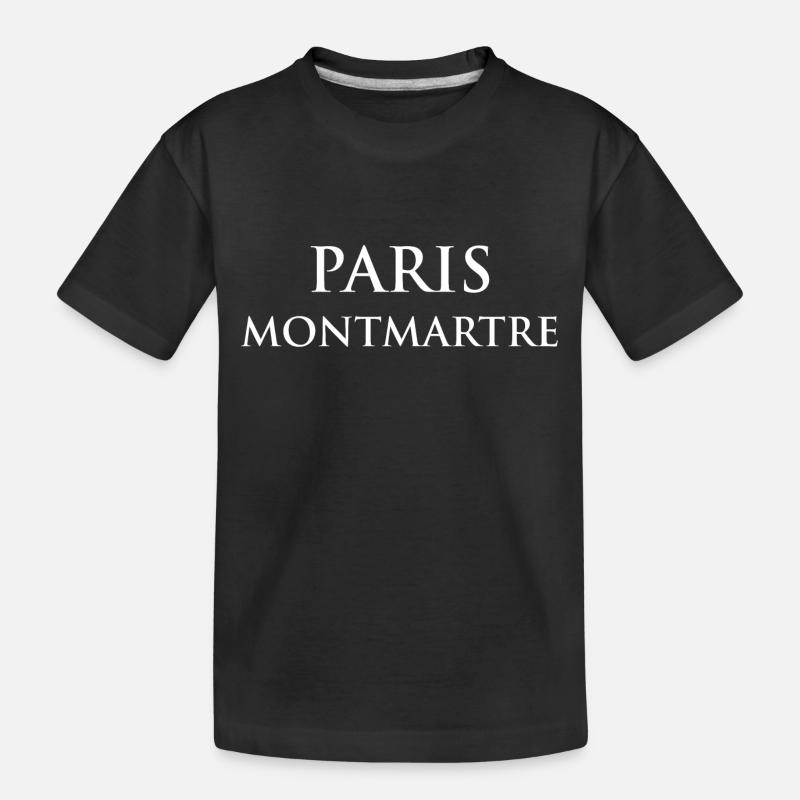 parismontmartre - T-shirt bio Premium Enfant - noir