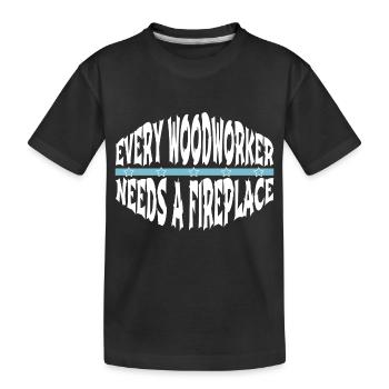 arboriculteurs drôles d’artisans design - T-shirt bio Premium Enfant - noir - Devant