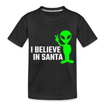 Alien Drôle - T-shirt bio Premium Enfant - noir - Devant