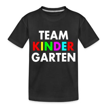 Jardin d’enfants en équipe - T-shirt bio Premium Enfant - noir - Devant