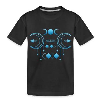 Zeichen Symbolik - Kinder Premium Bio T-Shirt - Schwarz - Vorne