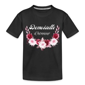 demoiselle d'honneur - T-shirt bio Premium Enfant - noir - Devant