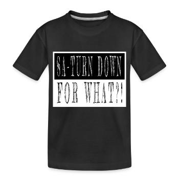 art fun birthday gift earth astronomy gifts - Kinder Premium Bio T-Shirt - Schwarz - Vorne