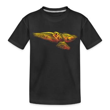 Phoenix - Kids' Premium Organic T-Shirt - black - Front