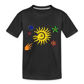 Universum - Kinder Premium Bio T-Shirt - Schwarz - Vorne