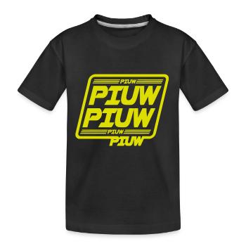 Piuw Piuw galaxy wars - T-shirt bio Premium Enfant - noir - Devant