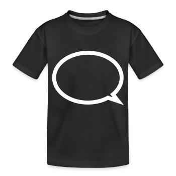 Balloon - Kids' Premium Organic T-Shirt - black - Front