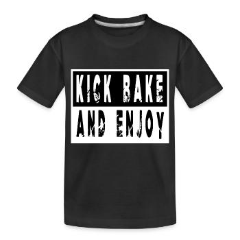 Gift for Chef Chef (Male) provocative sayings - Kids' Premium Organic T-Shirt - black - Front