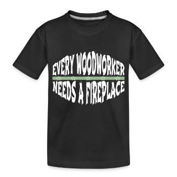 Déclaration Carpenter Saw Felling Carpenter Tshirts - T-shirt bio Premium Enfant - noir - Devant
