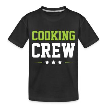 Équipe de cuisson - T-shirt bio Premium Enfant - noir - Devant