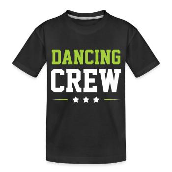 Dancing Crew - Kinder Premium Bio T-Shirt - Schwarz - Vorne