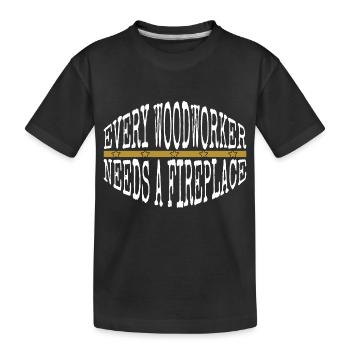 drôle citation idée cadeau drôle artisans design - T-shirt bio Premium Enfant - noir - Devant