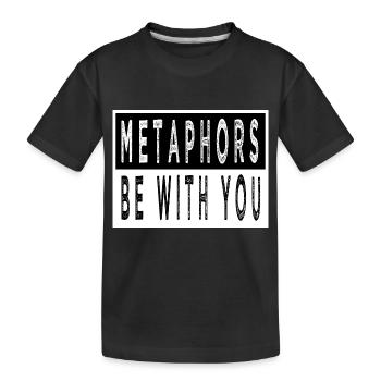 blog editer gift idea book awesome chassis - Kids' Premium Organic T-Shirt - black - Front