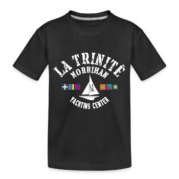 La Trinité sur mer yacht center - T-shirt bio Premium Enfant - noir - Devant