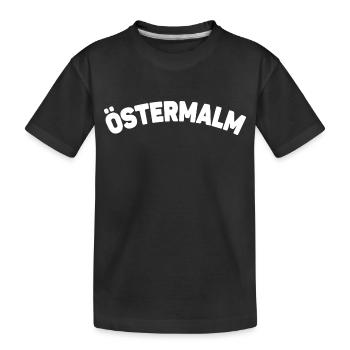 Ostermalm - Kinder Premium Bio T-Shirt - Schwarz - Vorne