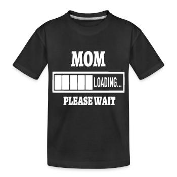 Maman charge maman maman - T-shirt bio Premium Enfant - noir - Devant