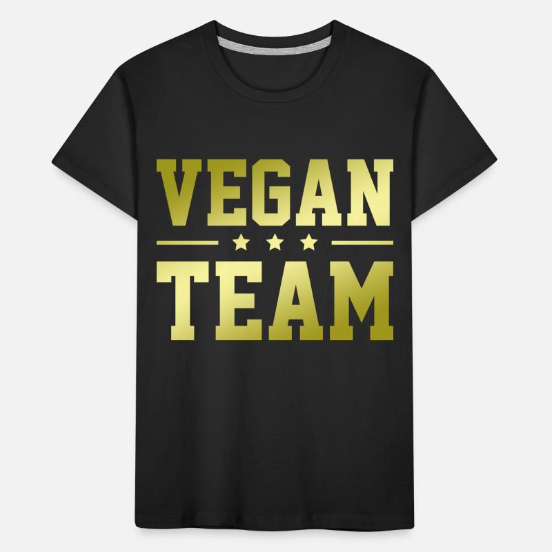 Équipe végétalienne T-shirt bio Premium Enfant