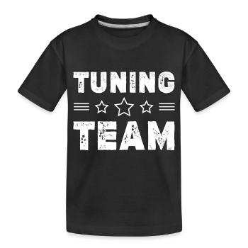 Équipe de tuning - T-shirt bio Premium Enfant - noir - Devant