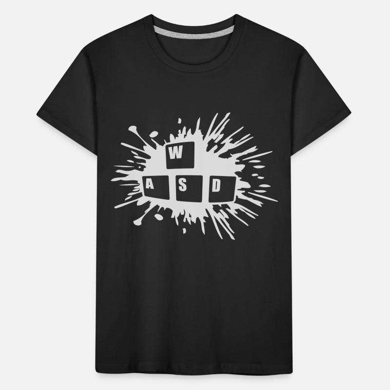 PC Computer WASD Keyboard Kids' Premium Organic T-Shirt