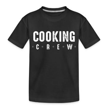 Équipe de cuisson - T-shirt bio Premium Enfant - noir - Devant