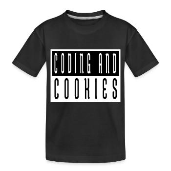 Casque de sécurité Ébéniste Tronçonneuse heureux - T-shirt bio Premium Enfant - noir - Devant