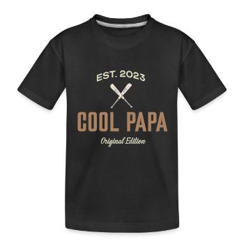 cool papa - T-shirt bio Premium Enfant - noir - Devant