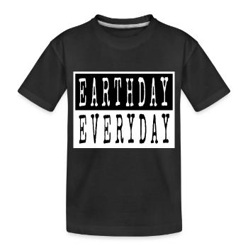 dioxyde de carbone drôle animal d’anniversaire - T-shirt bio Premium Enfant - noir - Devant