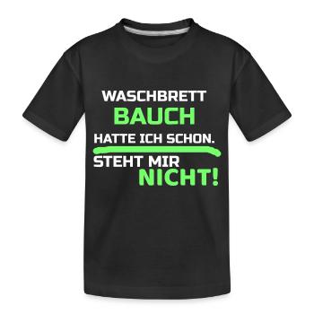 Lustige Sprüche - Kinder Premium Bio T-Shirt - Schwarz - Vorne