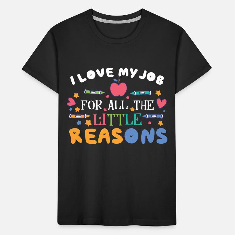 Educator Teacher Teaching Pre-K Kids' Premium Organic T-Shirt