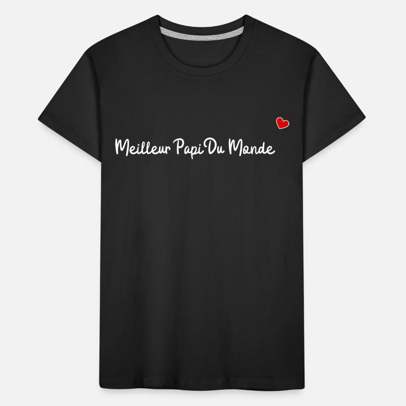 Meilleur papi du monde T-shirt bio Premium Enfant