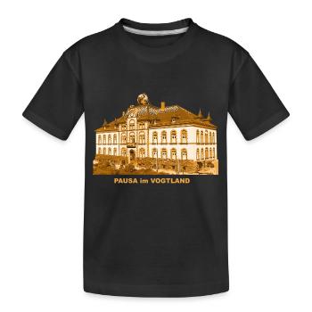 Mairie de Pausa Vogtland Axe de la Terre de Saxe - T-shirt bio Premium Enfant - noir - Devant