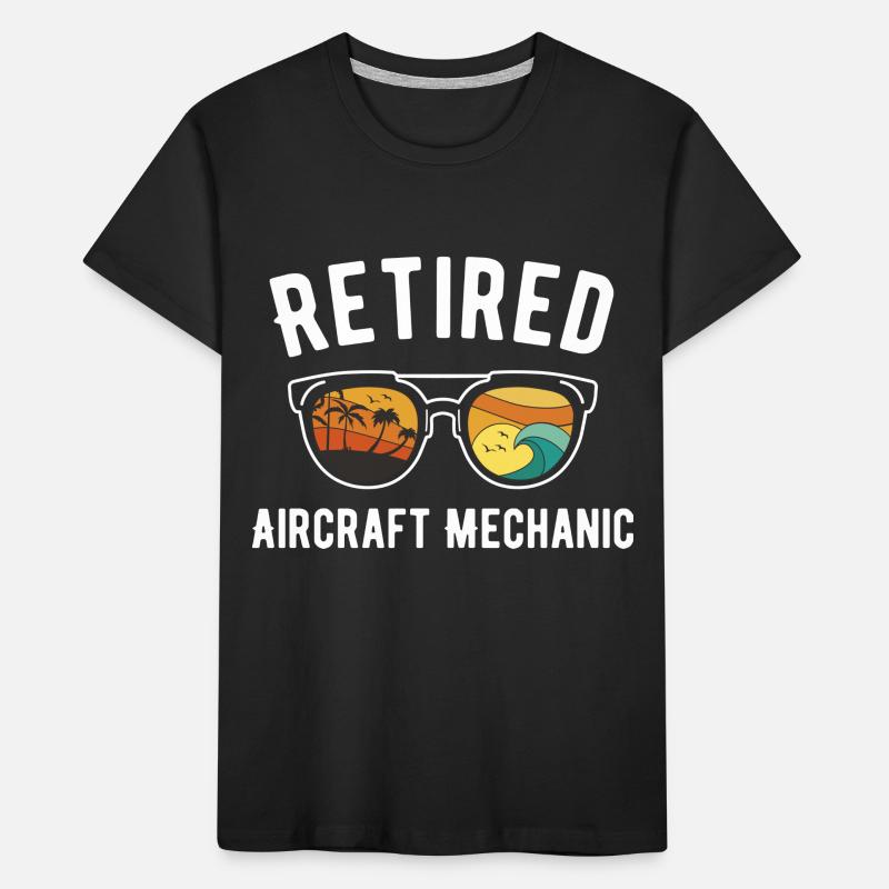 Jet-setting pilot: Ready for retirement Kids' Premium Organic T-Shirt