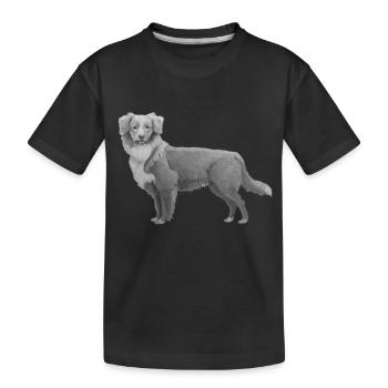 Nova Scotia Duck Tolling Retriever - Kids' Premium Organic T-Shirt - black - Front