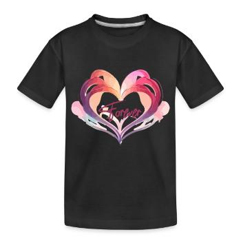 L’AMOUR POUR TOUJOURS - T-shirt bio Premium Enfant - noir - Devant