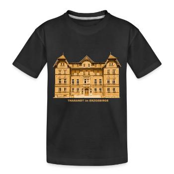Hôtel de ville de Tharandt Erzgebirge Saxe - T-shirt bio Premium Enfant - noir - Devant