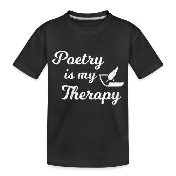 Poète Poésie Poète Poésie I Don - T-shirt bio Premium Enfant - noir - Devant