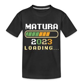 Maturité 2023 Maturité Graduation - T-shirt bio Premium Enfant - noir - Devant