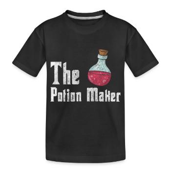 Potions de guérison Guérisseur de santé - T-shirt bio Premium Enfant - noir - Devant