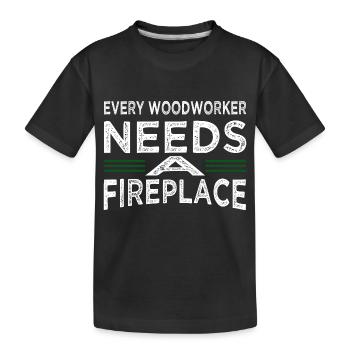 Love Cutter Union Charpentier Charpentier Plombier - T-shirt bio Premium Enfant - noir - Devant