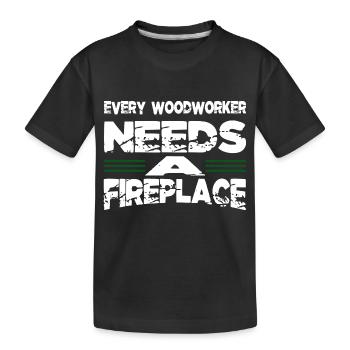 Impressionnants menuisiers arboriculteurs menuisiers menuisiers - T-shirt bio Premium Enfant - noir - Devant