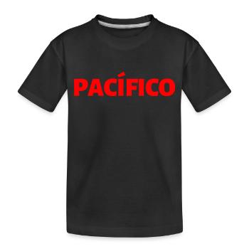 friedlich Spanisch Sprache - Kinder Premium Bio T-Shirt - Schwarz - Vorne