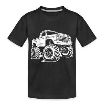 Monster Truck Monster Truck Lover Fan - T-shirt bio Premium Enfant - noir - Devant
