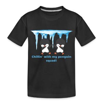 Penguine Squad - T-shirt bio Premium Enfant - noir - Devant