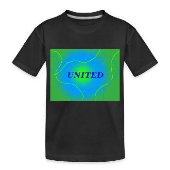 United - Kinder Premium Bio T-Shirt - Schwarz - Vorne