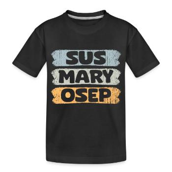 Vintage Sus Mary Osep Pinoy Expression For - Kinder Premium Bio T-Shirt - Schwarz - Vorne